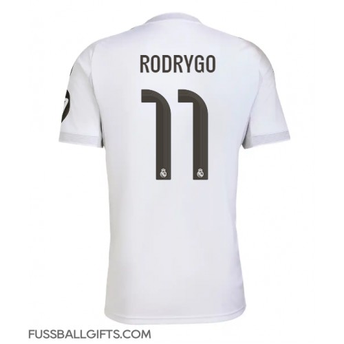 Real Madrid Rodrygo Goes #11 Fußballbekleidung Heimtrikot 2025-26 Kurzarm